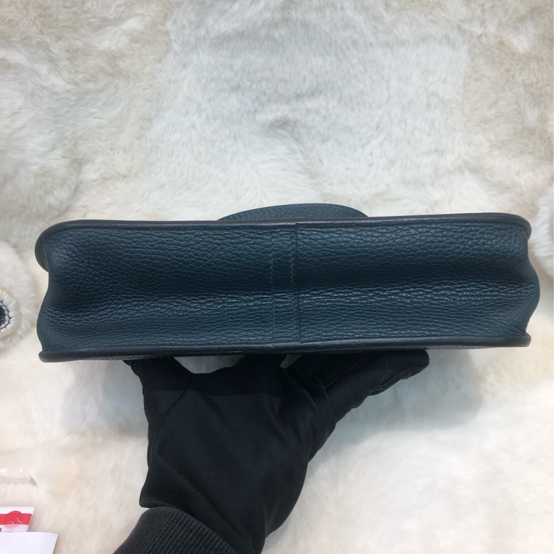 Hermes Halzen 25 松栢綠 銀扣 XB913-2