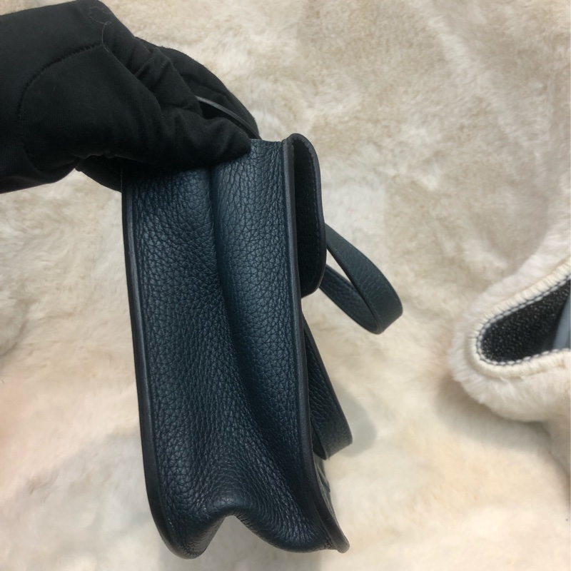 Hermes Halzen 25 松栢綠 銀扣 XB913-4