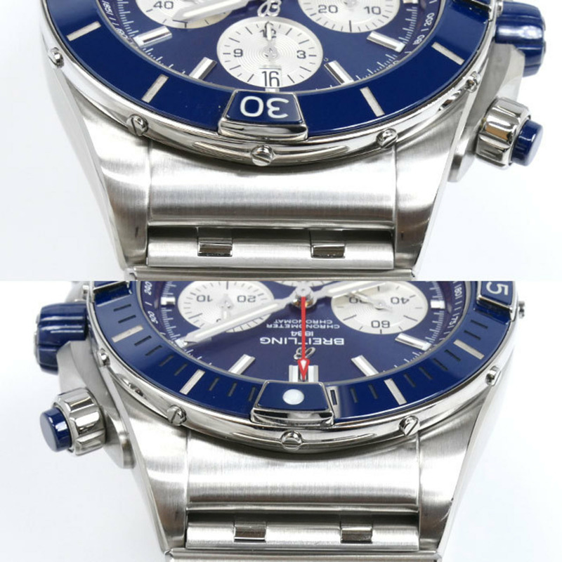 百年靈超級計時自動腕錶 AB0136161C1A1 男士-4