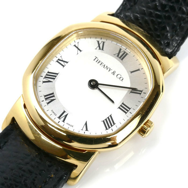 蒂芬妮 (TIFFANY & Co.) 馬克系列羅馬數位腕錶,電池驅動,26.5克,18K/750金,女士款-1