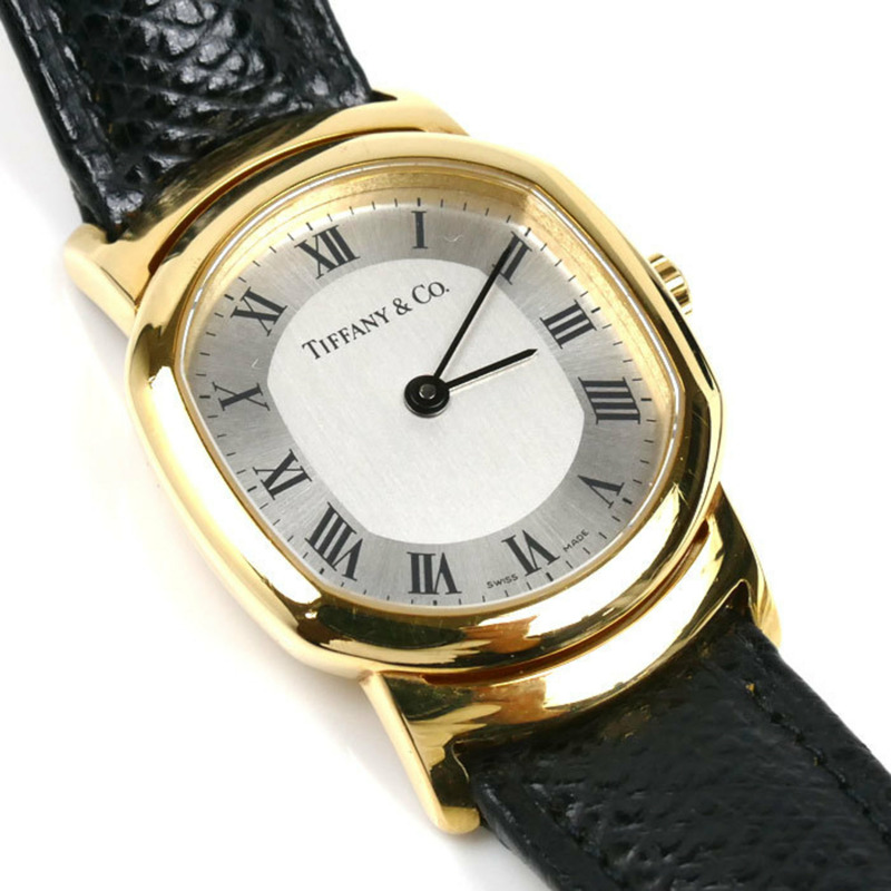 蒂芬妮 (TIFFANY & Co.) 馬克系列羅馬數位腕錶,電池驅動,26.5克,18K/750金,女士款-2