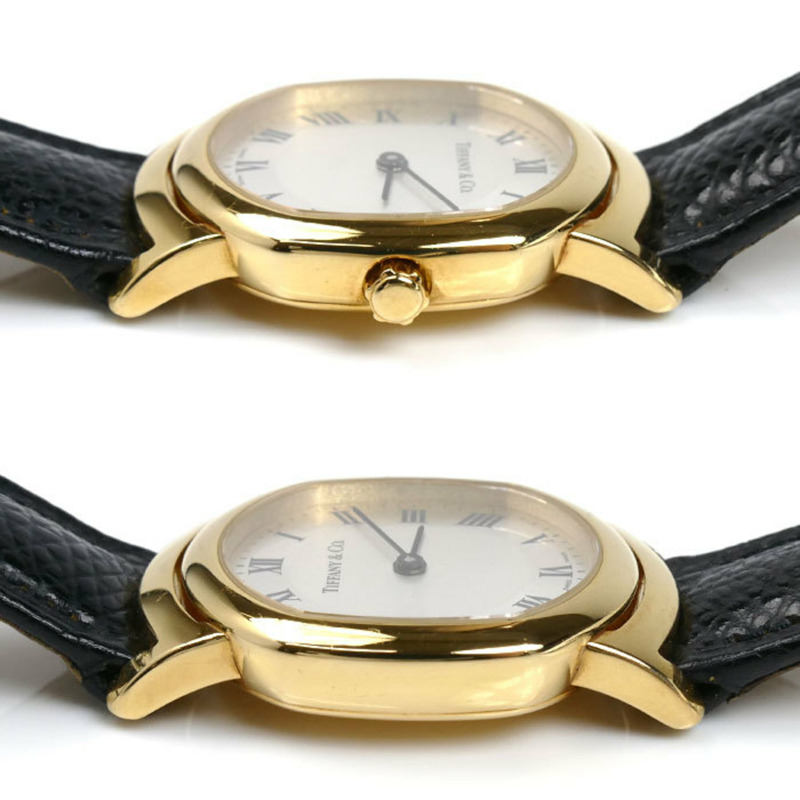 蒂芬妮 (TIFFANY & Co.) 馬克系列羅馬數位腕錶,電池驅動,26.5克,18K/750金,女士款-3