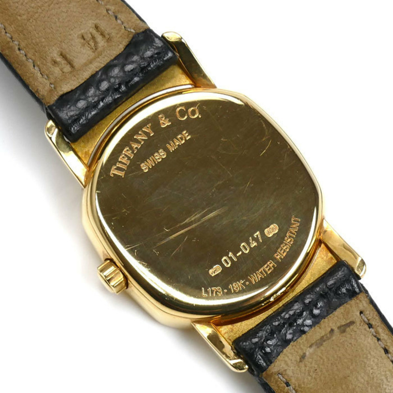 蒂芬妮 (TIFFANY & Co.) 馬克系列羅馬數位腕錶,電池驅動,26.5克,18K/750金,女士款-4