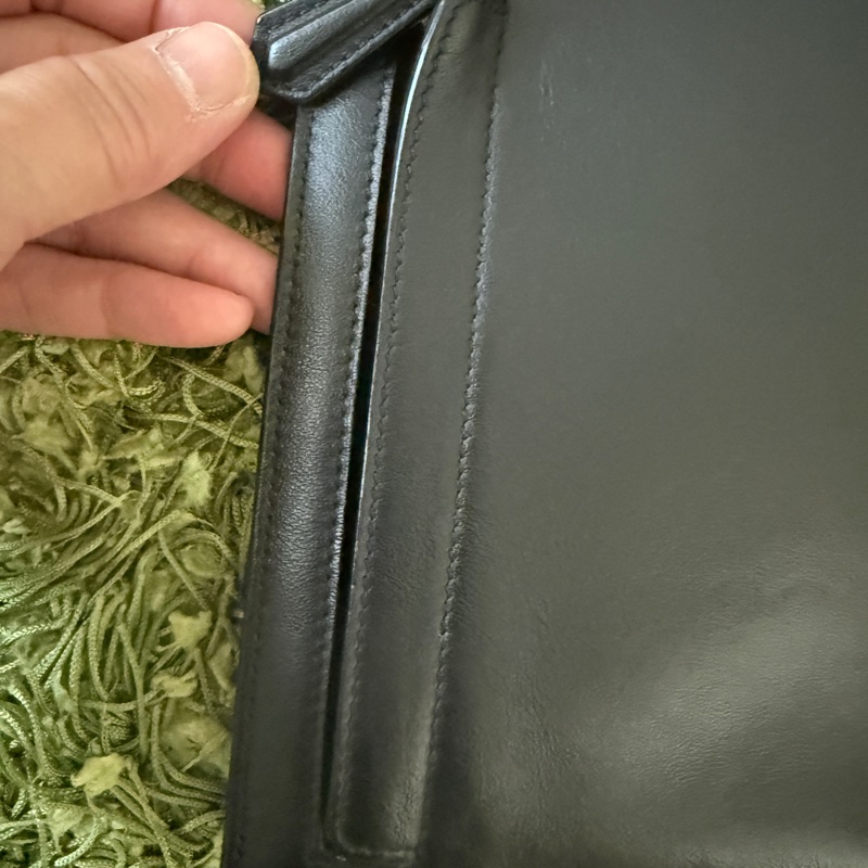 二手FENDI 牛皮字母logo印花手拿包7N0110AC9I/男女皆可(附手提把/+送🎁MK肩背帶)-5