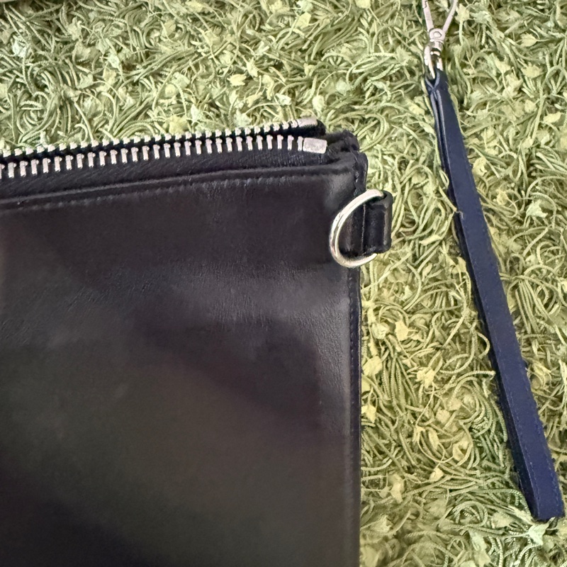 二手FENDI 牛皮字母logo印花手拿包7N0110AC9I/男女皆可(附手提把/+送🎁MK肩背帶)-8