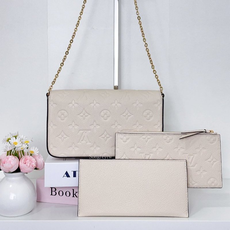 Louis Vuitton｜LV 經典 壓紋 1+1 WOC-1