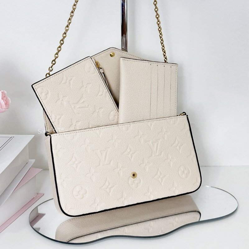 Louis Vuitton｜LV 經典 壓紋 1+1 WOC-2