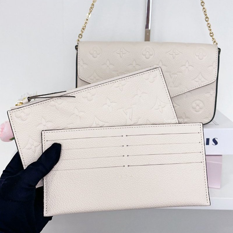 Louis Vuitton｜LV 經典 壓紋 1+1 WOC-3