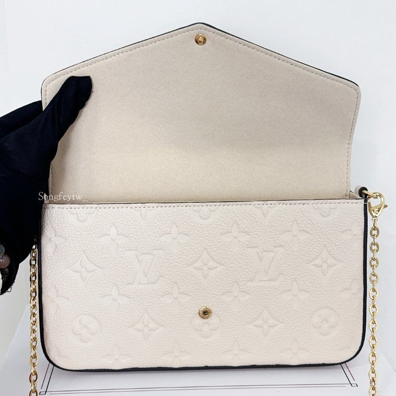 Louis Vuitton｜LV 經典 壓紋 1+1 WOC-7