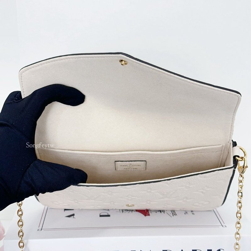 Louis Vuitton｜LV 經典 壓紋 1+1 WOC-8