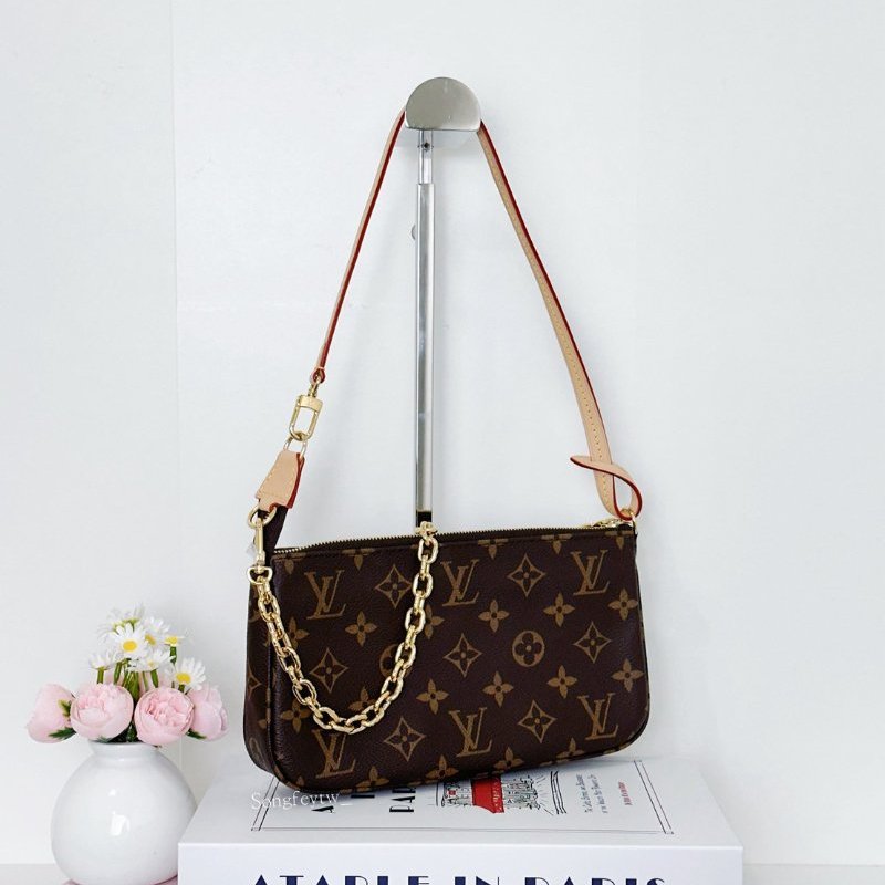 Louis Vuitton|LV 經典 老花 大麻將包-1