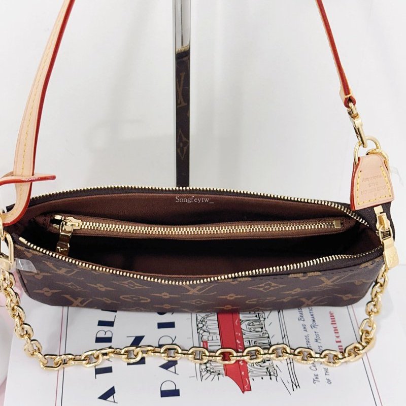 Louis Vuitton|LV 經典 老花 大麻將包-3