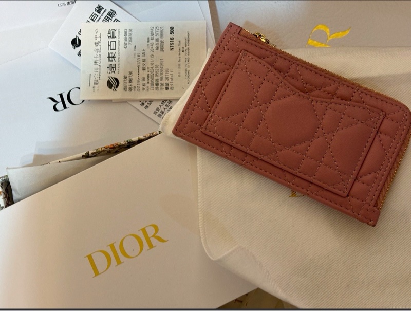 Lady Dior拉鍊卡夾 錢包-2