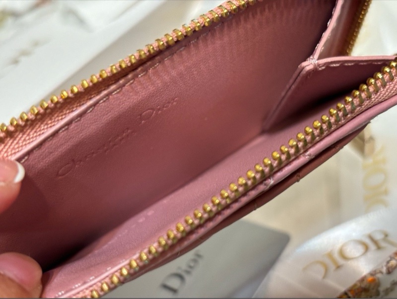 Lady Dior拉鍊卡夾 錢包-5