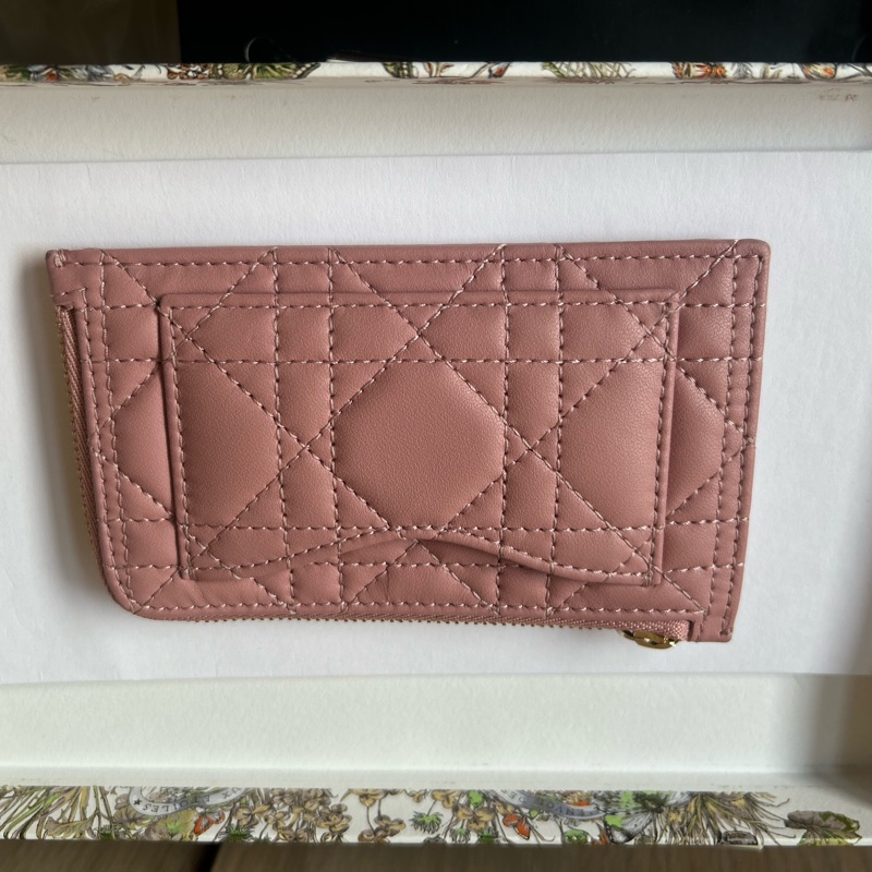 Lady Dior拉鍊卡夾 錢包-7