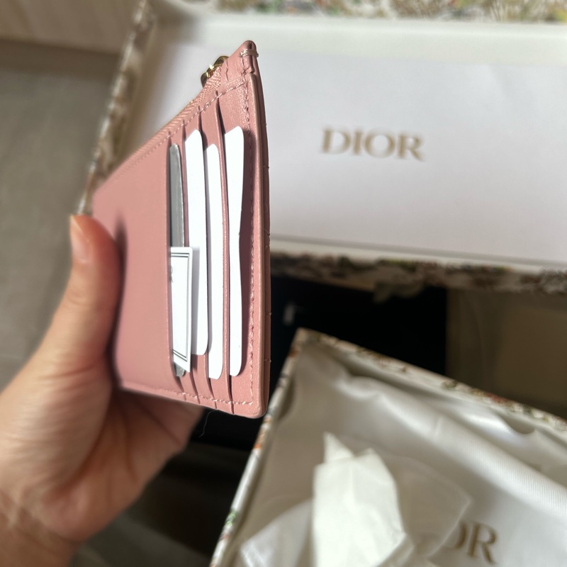 Lady Dior拉鍊卡夾 錢包-10