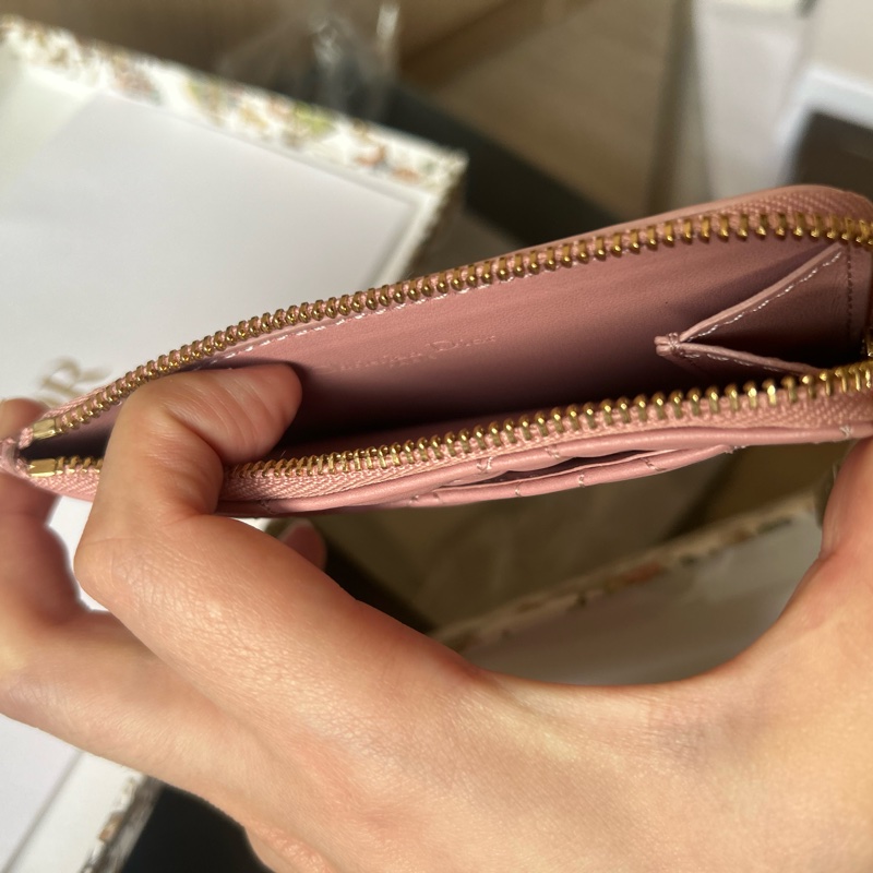 Lady Dior拉鍊卡夾 錢包-11