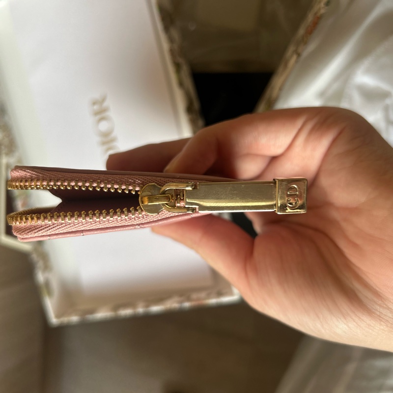 Lady Dior拉鍊卡夾 錢包-12