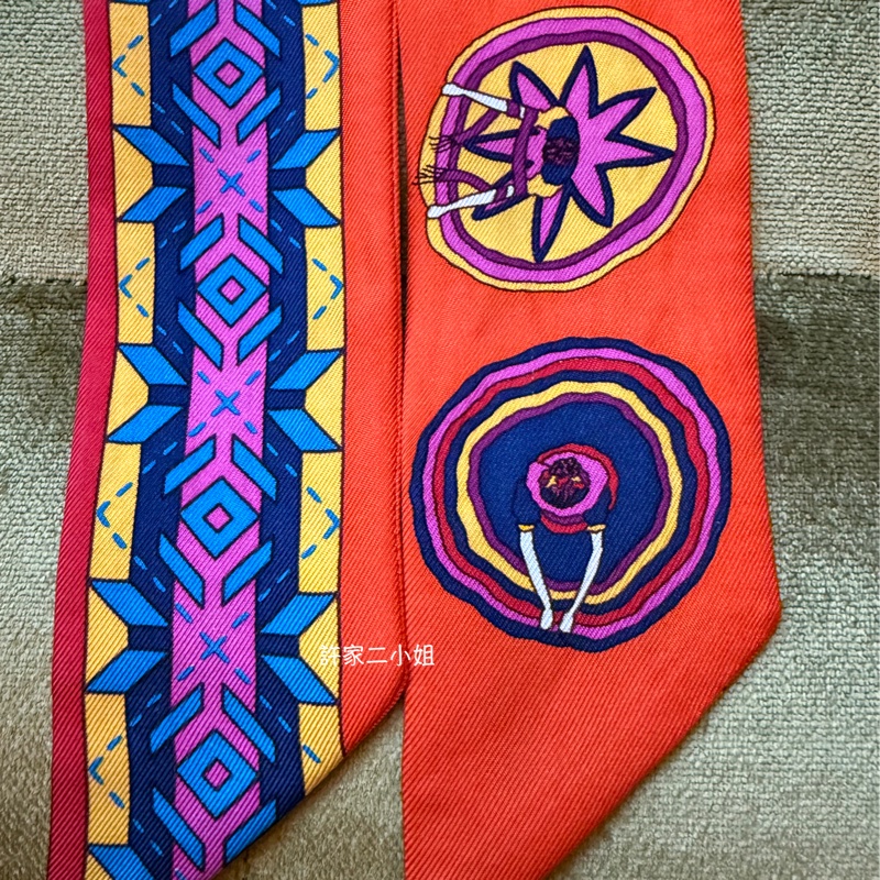 Hermes 二手閒置 Belles du Mexique Twilly 墨西哥舞者-1