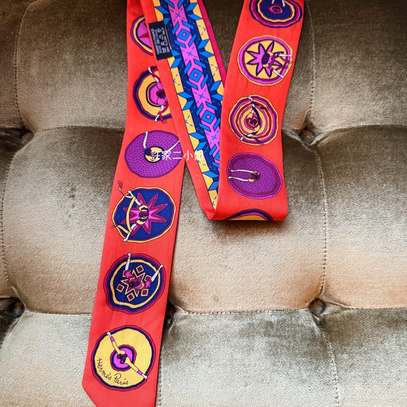 Hermes 二手閒置 Belles du Mexique Twilly 墨西哥舞者-3