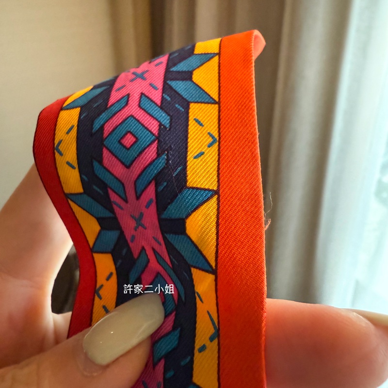 Hermes 二手閒置 Belles du Mexique Twilly 墨西哥舞者-7