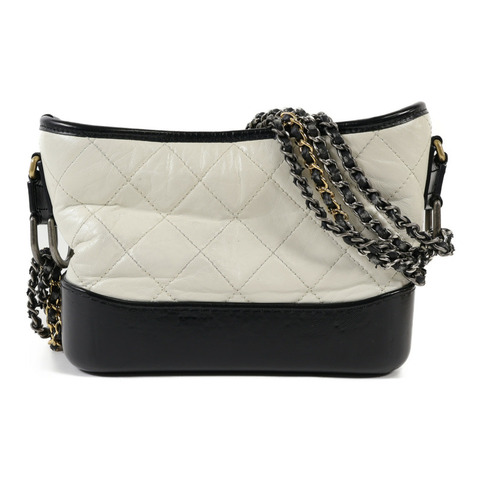 CHANEL 牛皮皮革Gabrielle Small鏈帶肩背袋