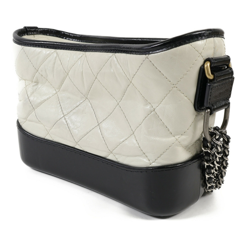 CHANEL 牛皮皮革Gabrielle Small鏈帶肩背袋-2