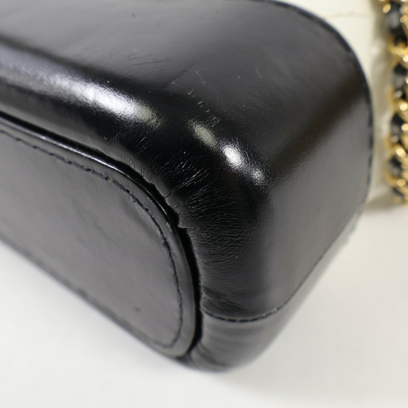 CHANEL 牛皮皮革Gabrielle Small鏈帶肩背袋-7