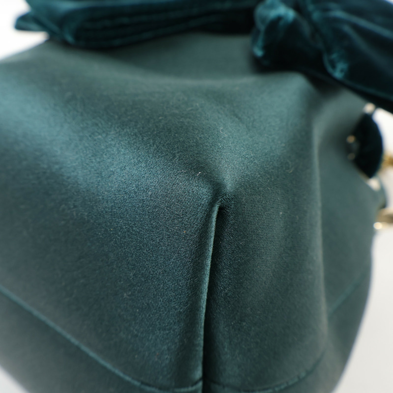 JIMMY CHOO Velvet/Satin Bon Bon Mini Bag金扣手挽肩背兩用袋-5