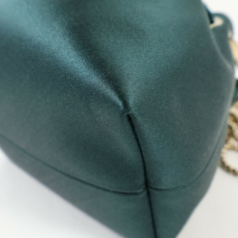 JIMMY CHOO Velvet/Satin Bon Bon Mini Bag金扣手挽肩背兩用袋-7