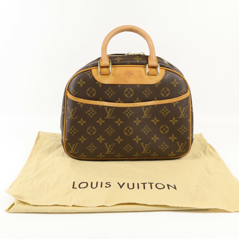LOUIS VUITTON Monogram Trouville金扣手挽袋-13