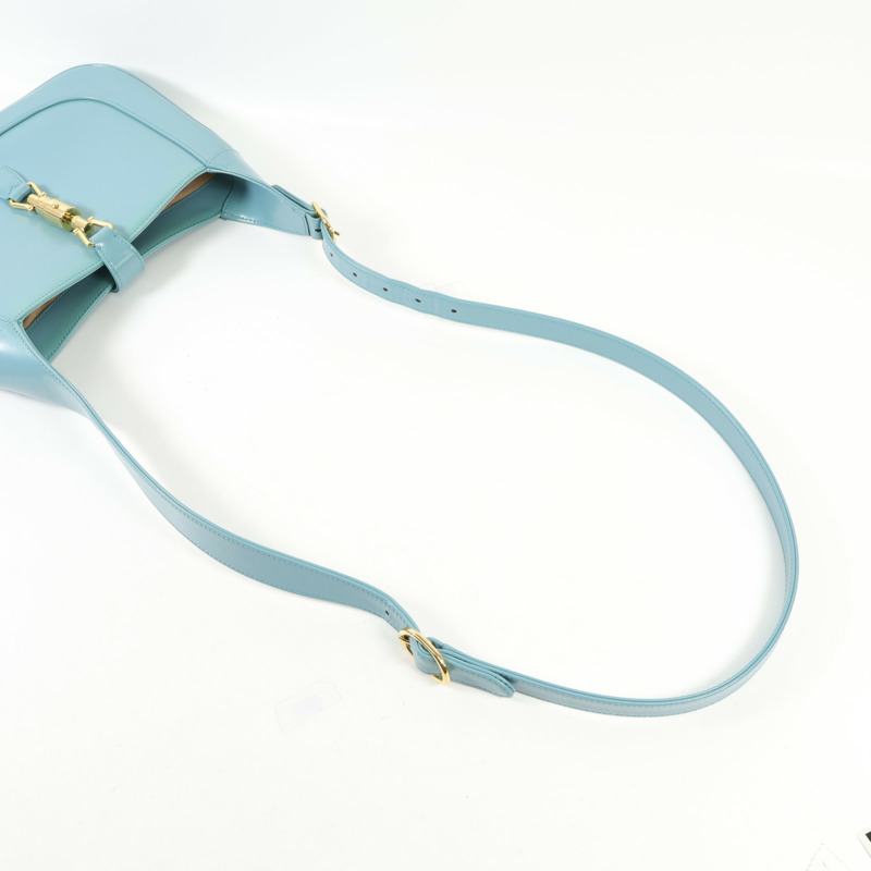 GUCCI 牛皮皮革Jackie 1961金扣肩背袋-4