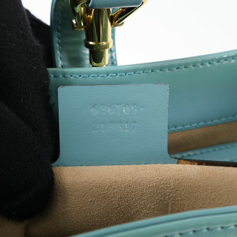 GUCCI 牛皮皮革Jackie 1961金扣肩背袋-7