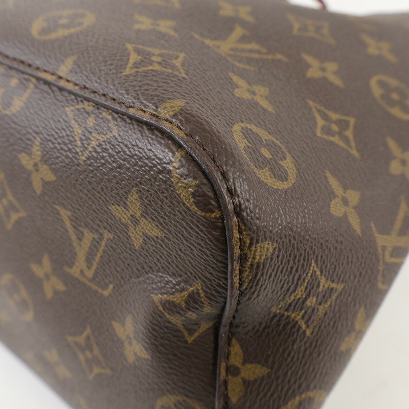 LOUIS VUITTON Monogram Neo Noe Bucket Bag金扣肩背袋Coquelicot-5