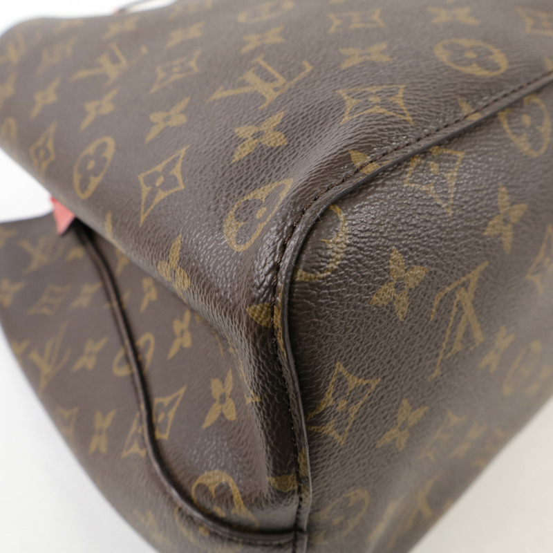LOUIS VUITTON Monogram Neo Noe Bucket Bag金扣肩背袋Coquelicot-6