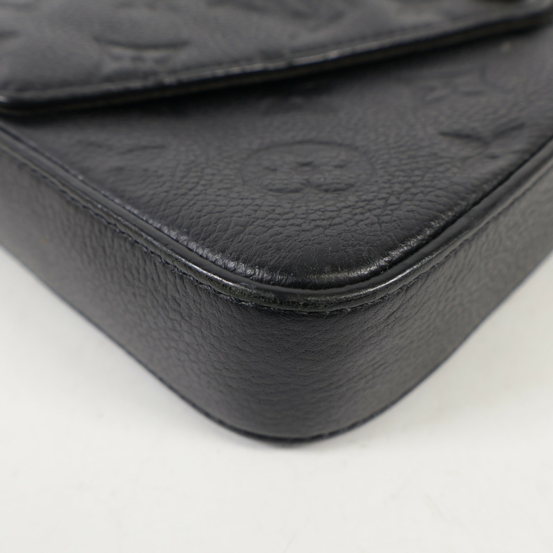 LOUIS VUITTON Monogram Empreinte Felicie Pochette 金扣鏈帶肩背袋-5