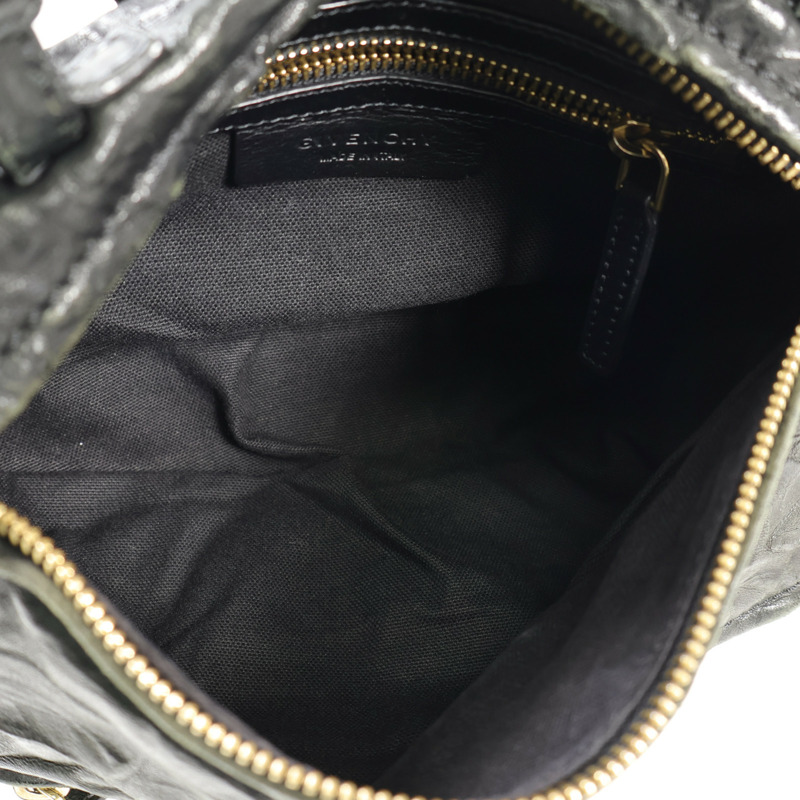 GIVENCHY 牛皮皮革Pandora Small金扣肩背袋-5