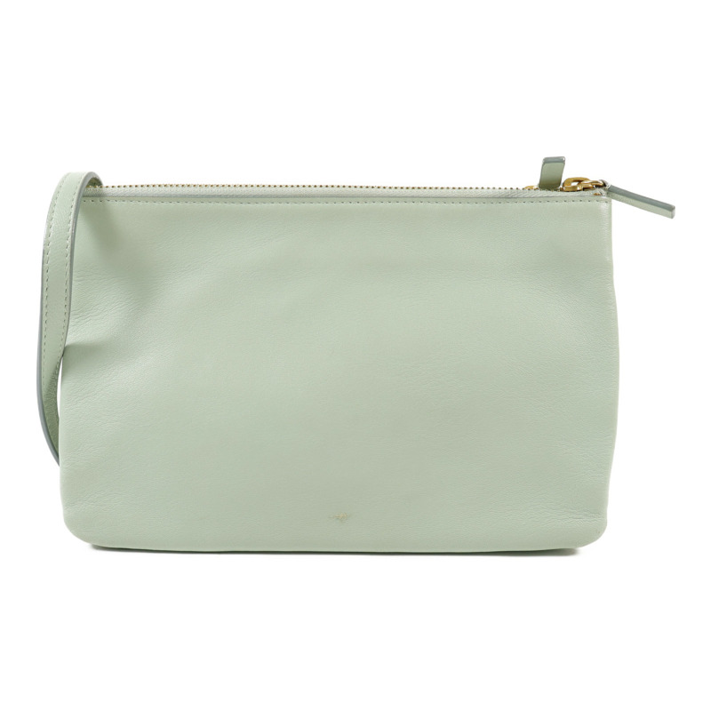 CELINE 羊皮皮革Trio Small金扣肩背袋-1