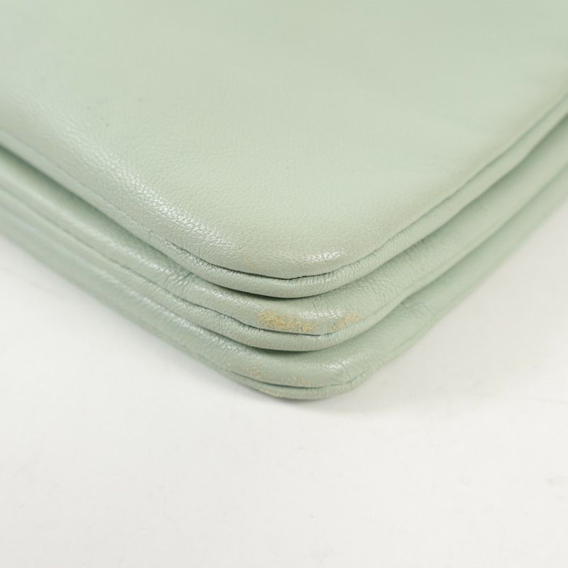 CELINE 羊皮皮革Trio Small金扣肩背袋-6