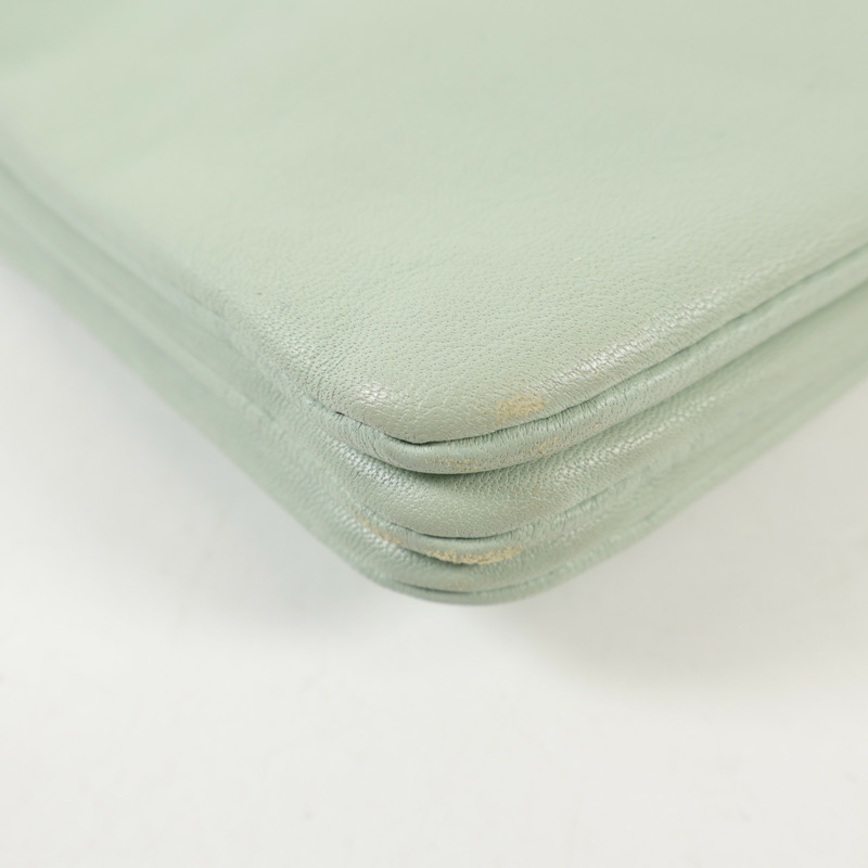 CELINE 羊皮皮革Trio Small金扣肩背袋-7