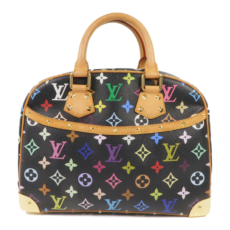 LOUIS VUITTON Monogram Multicolore Trouville Handbag金扣手挽袋/波士頓包-0
