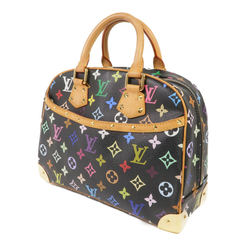 LOUIS VUITTON Monogram Multicolore Trouville Handbag金扣手挽袋/波士頓包-2