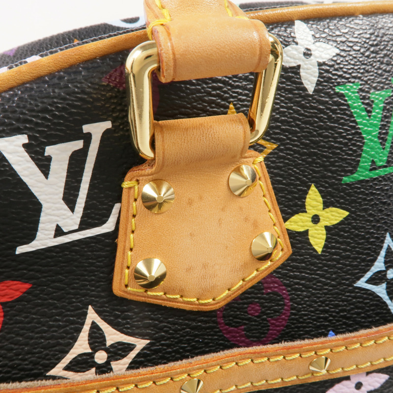 LOUIS VUITTON Monogram Multicolore Trouville Handbag金扣手挽袋/波士頓包-6
