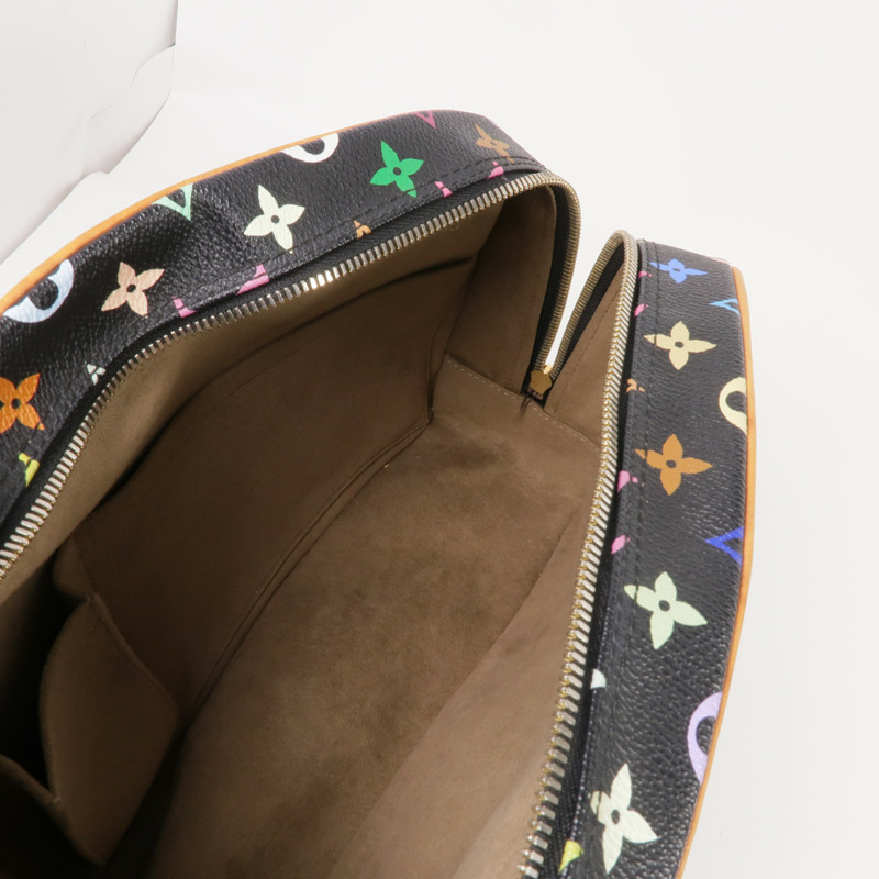 LOUIS VUITTON Monogram Multicolore Trouville Handbag金扣手挽袋/波士頓包-8