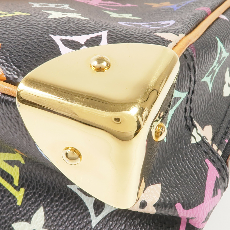 LOUIS VUITTON Monogram Multicolore Trouville Handbag金扣手挽袋/波士頓包-14