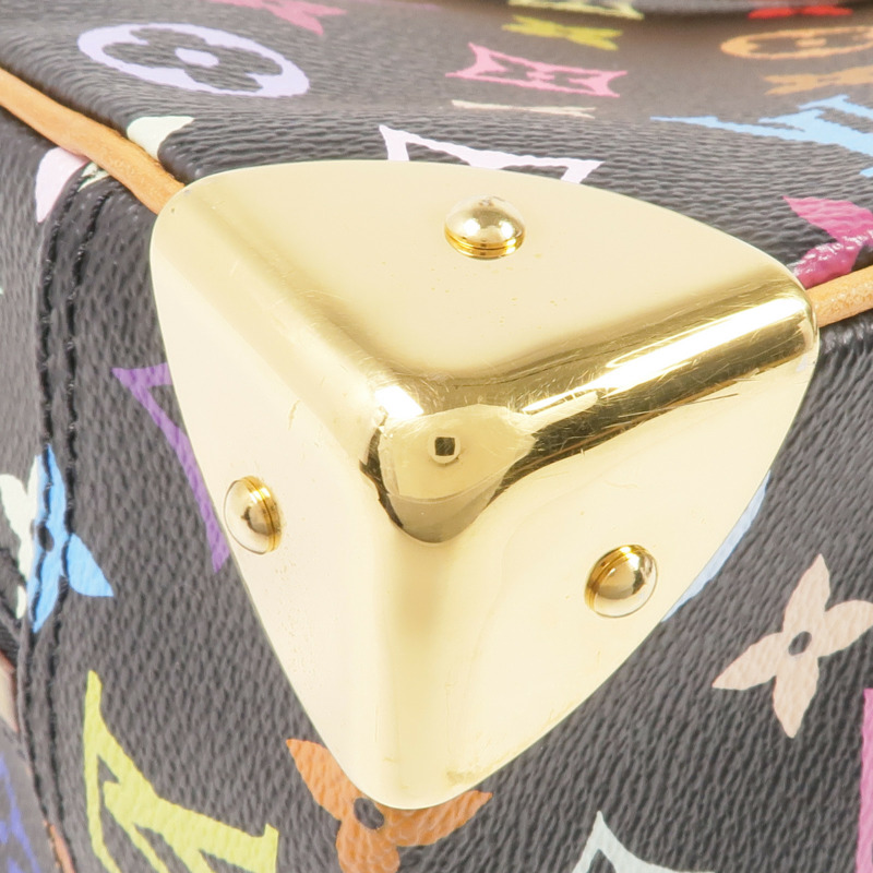 LOUIS VUITTON Monogram Multicolore Trouville Handbag金扣手挽袋/波士頓包-15