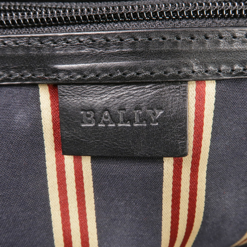 BALLY 皮革2 Way Boston Bag銀扣手挽肩背兩用袋-11