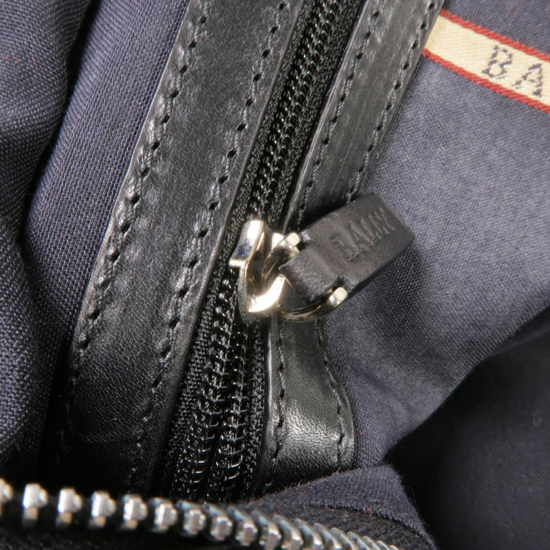 BALLY 皮革2 Way Boston Bag銀扣手挽肩背兩用袋-19