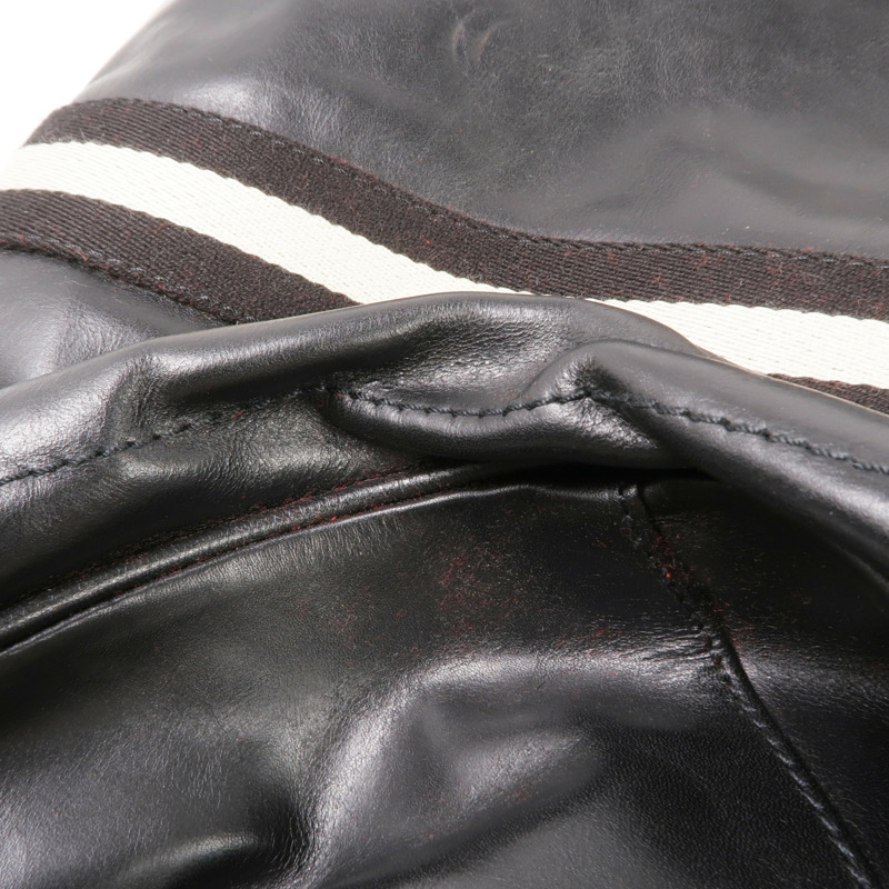 BALLY 皮革2 Way Boston Bag銀扣手挽肩背兩用袋-20