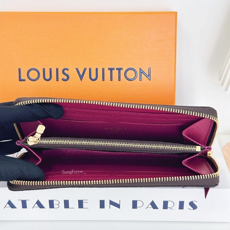 Louis Vuitton｜LV 薄款 老花 拉鍊長夾-4